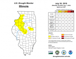 Illinois Drought Map